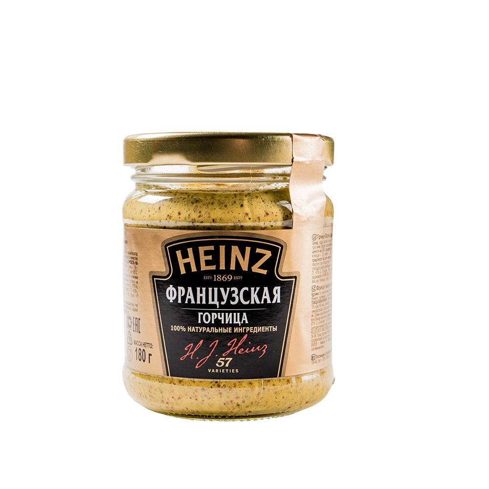 Горчица французская Heinz 180г